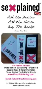 Sexplained Books - Flyer for Clinics, Parents and Teachers