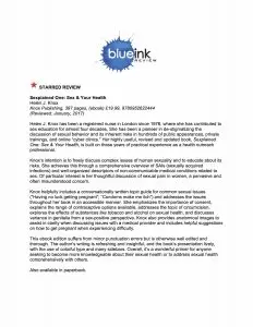 Sexplained One, Book Review, BlueInk Review