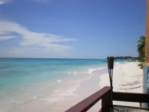 View from the alternative office… Surfers Cafe, Oistins, Barbados, West Indies Sexplained in Barbados